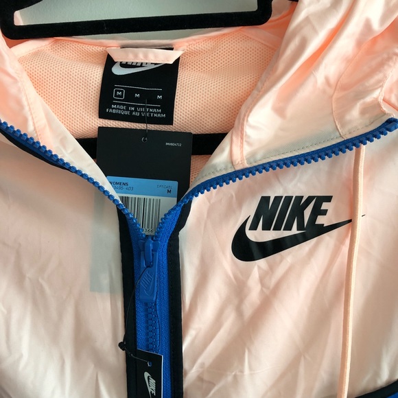 NWT Nike Windrunner Jacket Pink + Blue - Picture 3 of 4